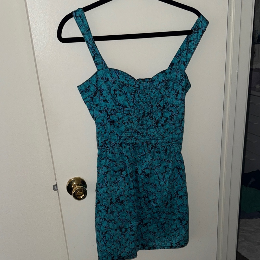 FREE PEOPLE blue dress